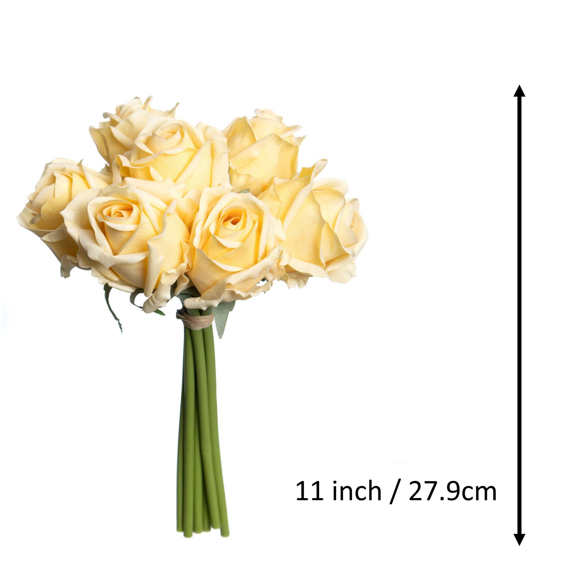 11" Yellow Rose Real Touch Deluxe Bush by Ashland®